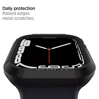 Удароустойчив Кейс Протектор за Apple Watch 7 6 5 SE 40 41 44 45mm 3D, снимка 7 - Аксесоари за Apple - 35430613