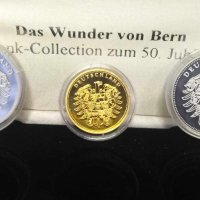 Сребърни юбилейни медали Das Wunder von Bern, 50г, снимка 2 - Нумизматика и бонистика - 44290953