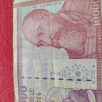 Рядка банкнота 10 000 лей 1994г. Румъния за колекция декорация - 27057, снимка 2 - Нумизматика и бонистика - 36590225