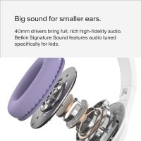 Нови Безжични Слушалки за Деца Belkin SoundForm - Bluetooth 5.2 , снимка 2 - Bluetooth слушалки - 42778902