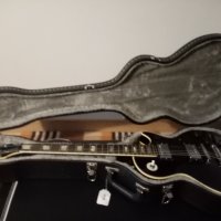 Hondo Les paul Gibson Black Beauty Copy Japan 1970 китара, снимка 4 - Китари - 31702712