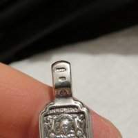 сребърен синджир с сребърно кръстче с Исус Христос и вси светии, снимка 6 - Колиета, медальони, синджири - 29733609