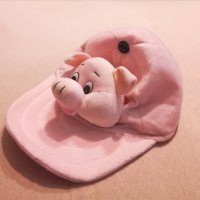 Нова плюшена аниматорска шапка селфи розова прасенце, снимка 1 - Други - 36932186