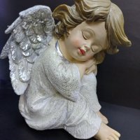 Голям ангел от висококачествен полирезин - Свита позиция., снимка 4 - Статуетки - 42689718