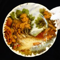 Авторска чиния,плато,пано,китайски порцелан. , снимка 8 - Антикварни и старинни предмети - 29420978