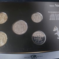 Исландия 2005-2008 - Комплектен сет от 5 монети, снимка 2 - Нумизматика и бонистика - 42485537
