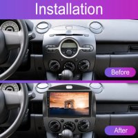 Мултимедия, Двоен дин, за MAZDA 2, Андроид, навигация, 2 Дин, плеър, с Android, Мазда 2, две, снимка 2 - Аксесоари и консумативи - 42057440