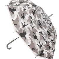 Чадър тип бастун за дъжд Автоматичен детски сив вариант 82 см, снимка 3 - Чадъри - 42877379