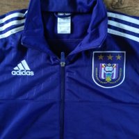 ADIDAS FC ANDERLECHT 2015/2016 TRACK JACKET - страхотно мъжко горнище, снимка 3 - Спортни дрехи, екипи - 42692899