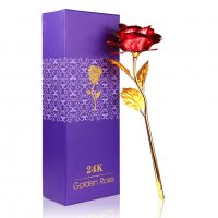 24К Златна роза Golden Rose , Златна / Червена, снимка 2 - Други стоки за дома - 38118287