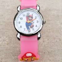 Супер Марио Super Mario силиконова верижка детски ръчен часовник , снимка 6 - Детски - 26214601