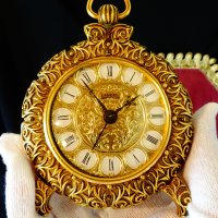 Lancel френски механичен часовник,позлата. , снимка 5 - Антикварни и старинни предмети - 30407839