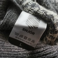 SNJOR Jostedal wool sweater HN размер L за лов риболов туризъм вълнен пуловер - 534, снимка 14 - Пуловери - 42793896