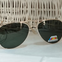 130 Унисекс слънчеви очила,авиаторска форма с поляризация avangard-burgas, снимка 3 - Слънчеви и диоптрични очила - 44512869