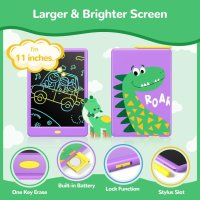 TECJOE LCD таблет за писане за деца, 11-инчов, за рисуване за деца, снимка 5 - Образователни игри - 44272355