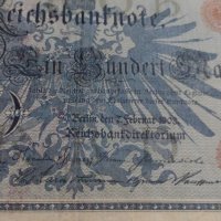 Райх банкнота - Германия - 100 марки / 1908 година- 17919, снимка 4 - Нумизматика и бонистика - 31035166