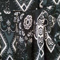 Комплект панталон и блуза от вискоза в черно, снимка 4 - Комплекти - 37894355