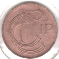 Ireland-1 Penny-1976-KM# 20-non magnetic, снимка 1 - Нумизматика и бонистика - 44788824