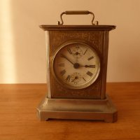  Немски настолен механичен часовник с латерна JUNGHANS Юнгханс Жокер 1920 г, снимка 1 - Антикварни и старинни предмети - 44202747