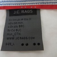 Мъжка риза с дълъг ръкав памук и лен J.C.RAGS, снимка 4 - Ризи - 37119022