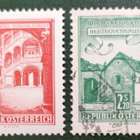 Австрия, 1962 г. - две марки от серия, архитектура