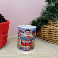 Персонална чаша за феновете на  Пес Патрул Paw Patrol с име по поръчка, снимка 2 - Подаръци за рожден ден - 34509858