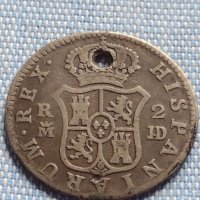 Сребърна монета 2 реала 1785г. Карлос трети Мадрид Испания 13785, снимка 8 - Нумизматика и бонистика - 42900609