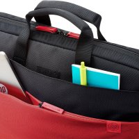 Чанта за лаптоп 15.6" HP Duotone Briefcase Y4T18AA Черно-червена с презрамка, снимка 2 - Лаптоп аксесоари - 42367619