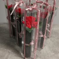 Луксозни хартиени рози, снимка 4 - Изкуствени цветя - 31723361