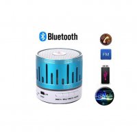 МИНИ BLUETOOTH LED КОЛОНКА, USB, SD, RADIO - код C-203, снимка 1 - Bluetooth тонколони - 34292479