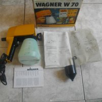 Made in Germany-WAGNER W70-Електрически Пситолет За Боядисване-Вагнер-40/70 Вата-Регулатор Струя, снимка 6 - Други инструменти - 36984995