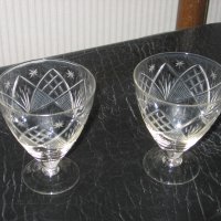уникални ретро-чаши, стъклени декоративни съдини,  фруктиери, снимка 1 - Декорация за дома - 29161161