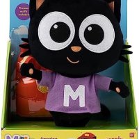 Плюшена играчка Черна котка Майло Milo сменяемо облекло на пожарникар, снимка 1 - Плюшени играчки - 42491157