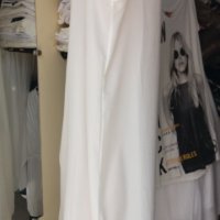 РАЗПРОДАЖБА Бяла плажна рокля с красиво остро деколте в бохо стил, снимка 6 - Рокли - 37517677