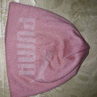 Puma - Оригинална зимна  розова шапка , снимка 10 - Шапки - 39569344