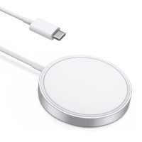 Apple MagSafe Charger(MFI)Безжично Магнитно зарядно устройство/бързо зареждане iPhone SE/13/12/11/XE, снимка 1 - Аксесоари за Apple - 40262755