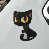 Стикер за кола котка, снимка 4 - Аксесоари и консумативи - 27284291