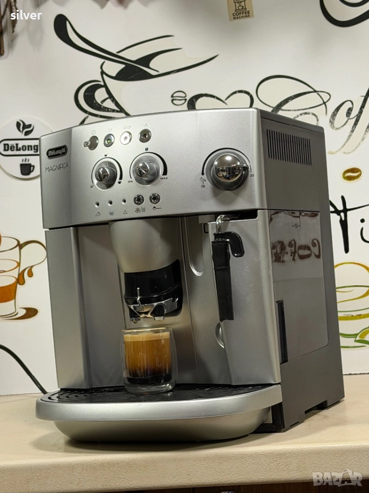 Кафемашина кафе автомат delonghi magnifica с гаранция, снимка 1
