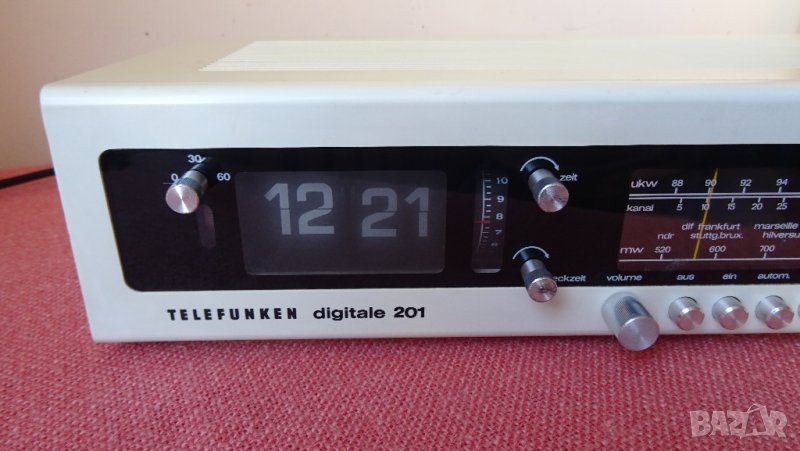 Vintage Telefunken Digitale 201,Clock Radio 1973-1978год, снимка 1