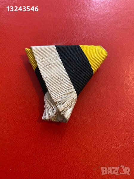 Лента за орден медал кръст за 10 ХХ години отлична служба, снимка 1