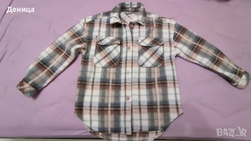 Дебела връхна риза, размер 152-158, снимка 1