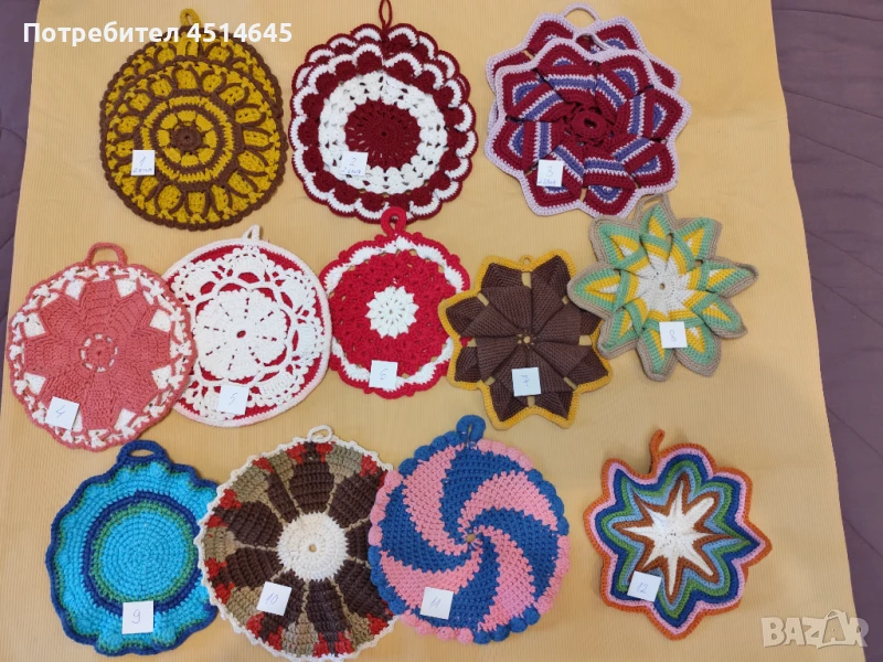 Плетени ръкохватки по номера, снимка 1