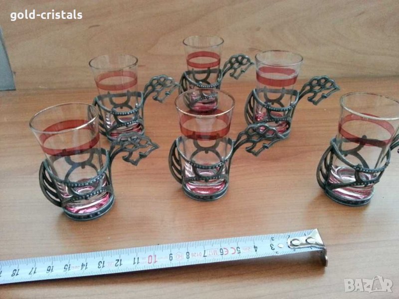 Руски стакани подстакани чашки чаши, снимка 1