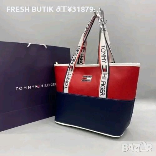 Дамска Кожена Чанта ✨TOMMY HILFIGER , снимка 1