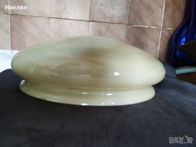 старо стъкло за полилей арт деко, снимка 1