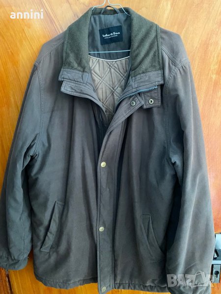 продавам кафява мъжка шуба  с подплата , снимка 1