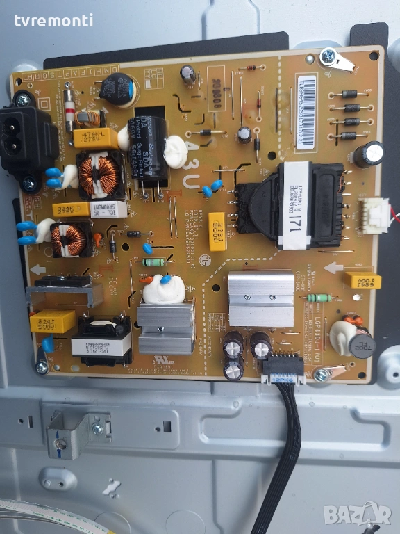 POWER BOARD ,LGP43DJ-17U1,EAX67209001(1.6), за 43-инчов телевизор LG 43UN71003LB с дисплей HC430DGG-, снимка 1