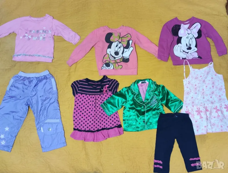 Лот детски дрешки размер 86, зимно яке и панталон , 18 месеца , снимка 1