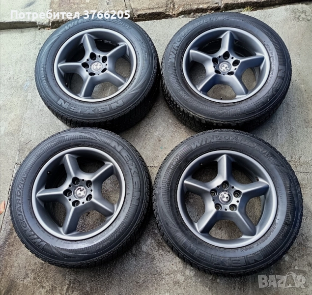 17ки джанти 5х120 със зимни гуми за BMW X5, снимка 1