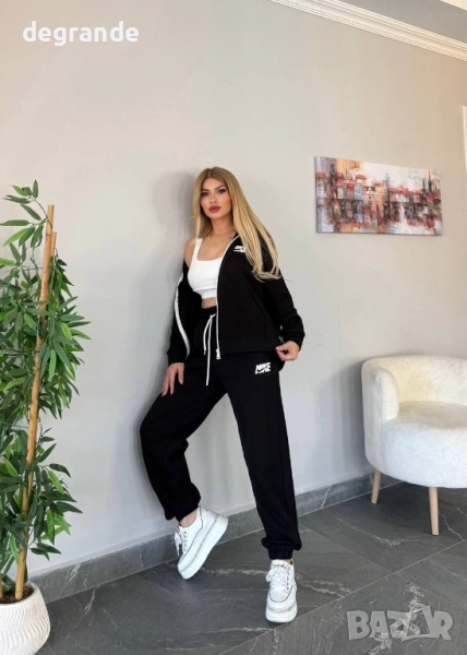 Черен Дамски Комплект от 2 части Nike ВИДЕО НА МОДЕЛА , снимка 1